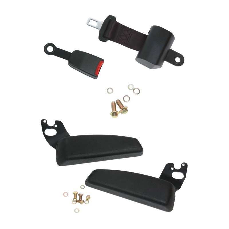 BF1-1 Tempat Duduk Forklift Diperakui Ergonomik Tahan Lama untuk Forklift Pembakaran Dalaman dengan Vinyl Hitam