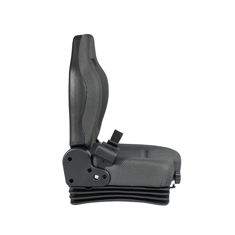 BF6-3 EN13490 IT1 tempat duduk trak capaian diperakui dengan tali pinggang keledar boleh tarik balik & serap hentakan&suis OPS untuk forklift bateri litium Serasi dengan Hyster,Jungheinrich