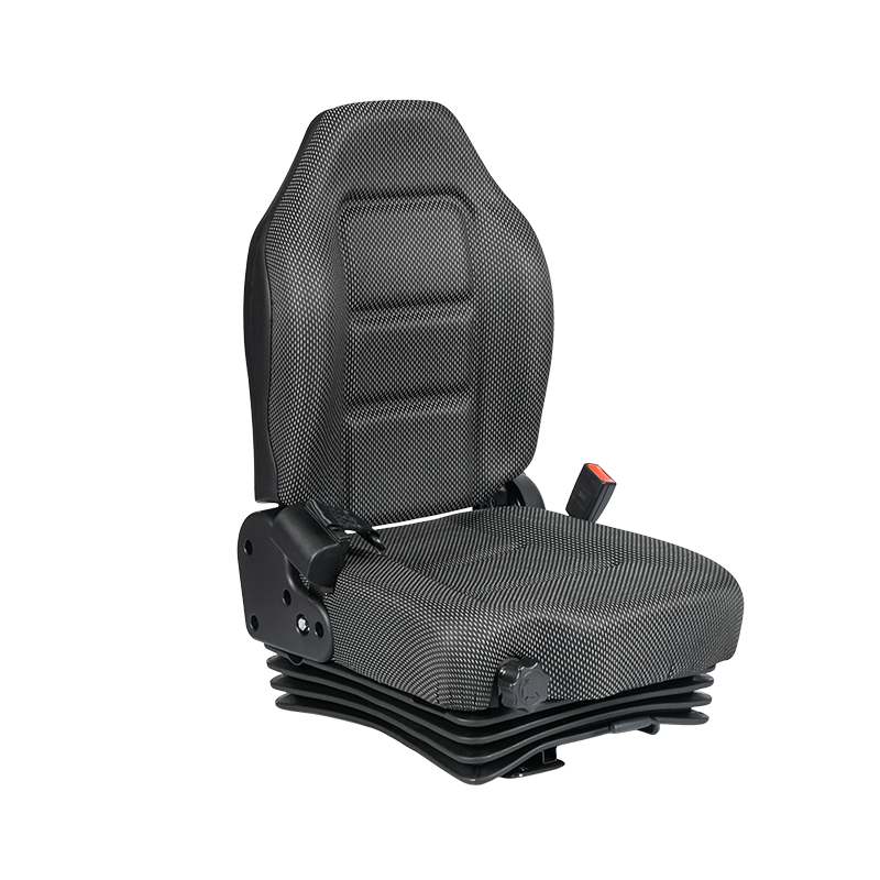 BF6-3 EN13490 IT1 tempat duduk trak capaian diperakui dengan tali pinggang keledar boleh tarik balik & serap hentakan&suis OPS untuk forklift bateri litium Serasi dengan Hyster,Jungheinrich