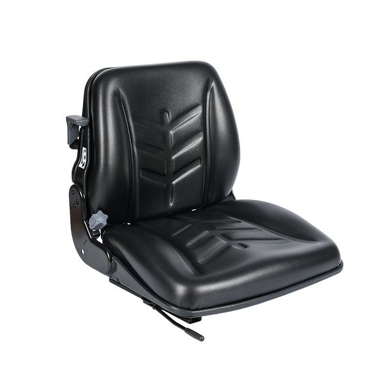 BF8-4 Tempat Duduk Separuh Gantung Boleh Dipercayai untuk Traktor Tunda Lapangan Terbang dengan Suspensi Mekanikal & Sandaran 15°